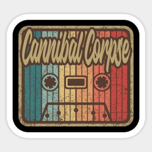 Cannibal Corpse Vintage Cassette Sticker